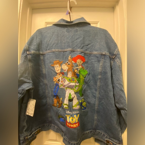 NWT Disney Pixar Toy Story Denim Embroidered Jacket - Picture 1 of 8